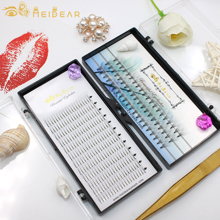 Wholesale russian volume eyelash extension Curl J B C D CC with custom logo design